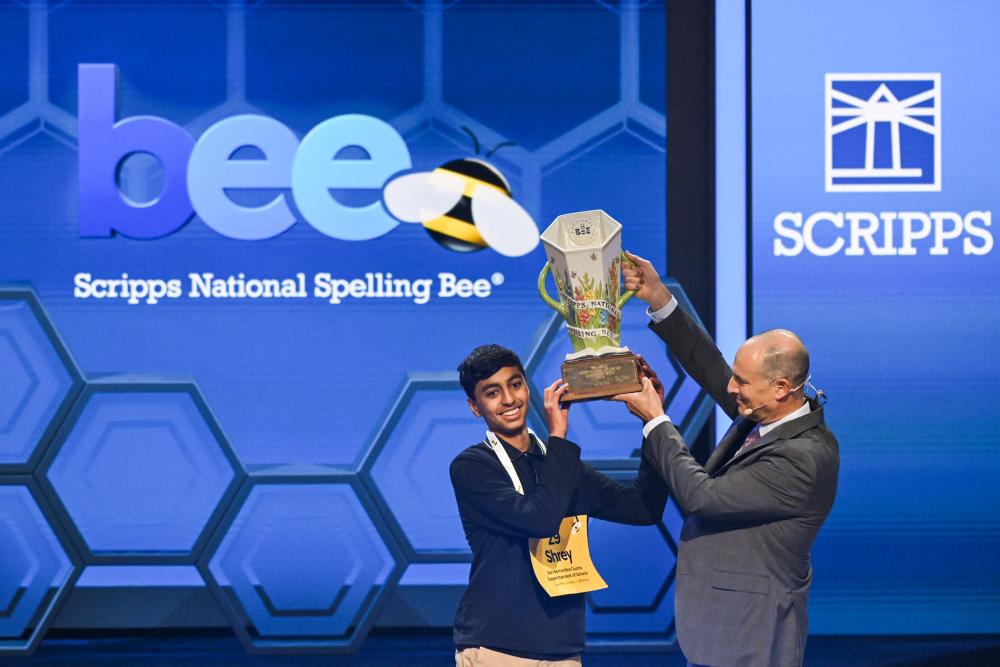 2026 Scripps National Spelling Bee Champion Shrey Parikh