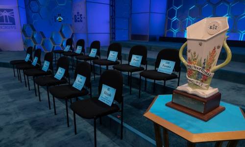 Scripps Cup on stage
